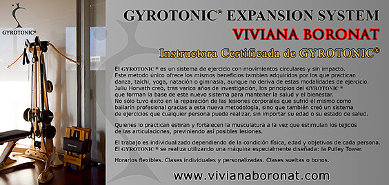 Flyer Viviana Boronat - GYROTONIC - BARCELONA