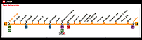 Plano de paradas del Metro Linea 4